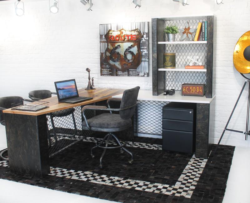 Storage - Industrial Desktop Hutch