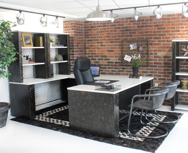 Storage - Industrial Desktop Hutch