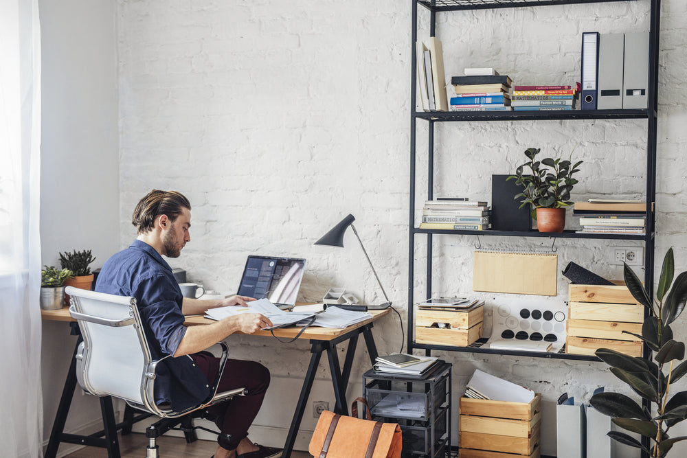 home office apartment space