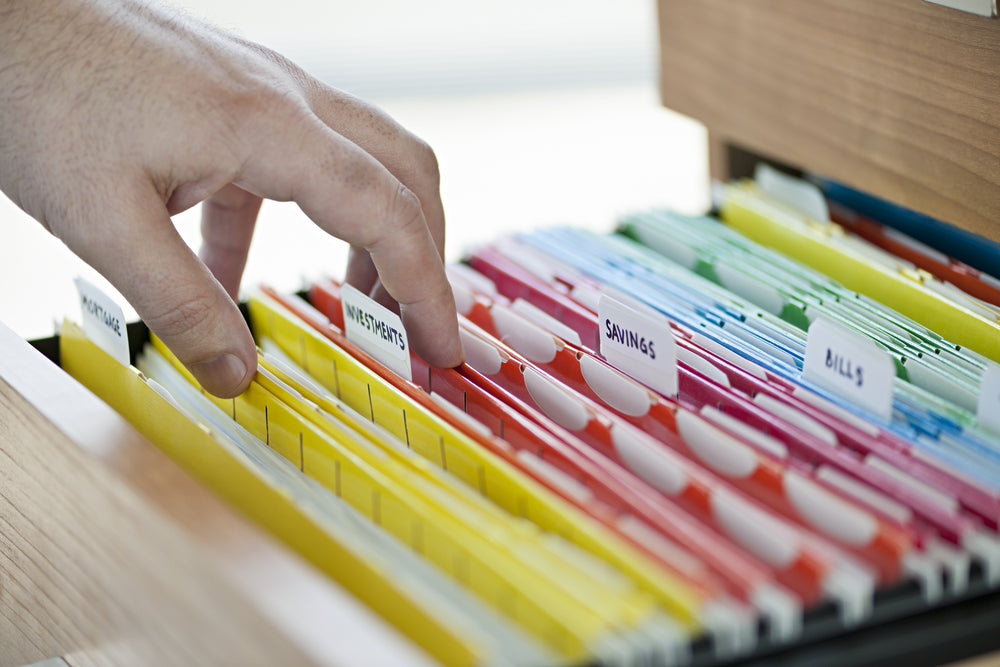 organization office file cabinet