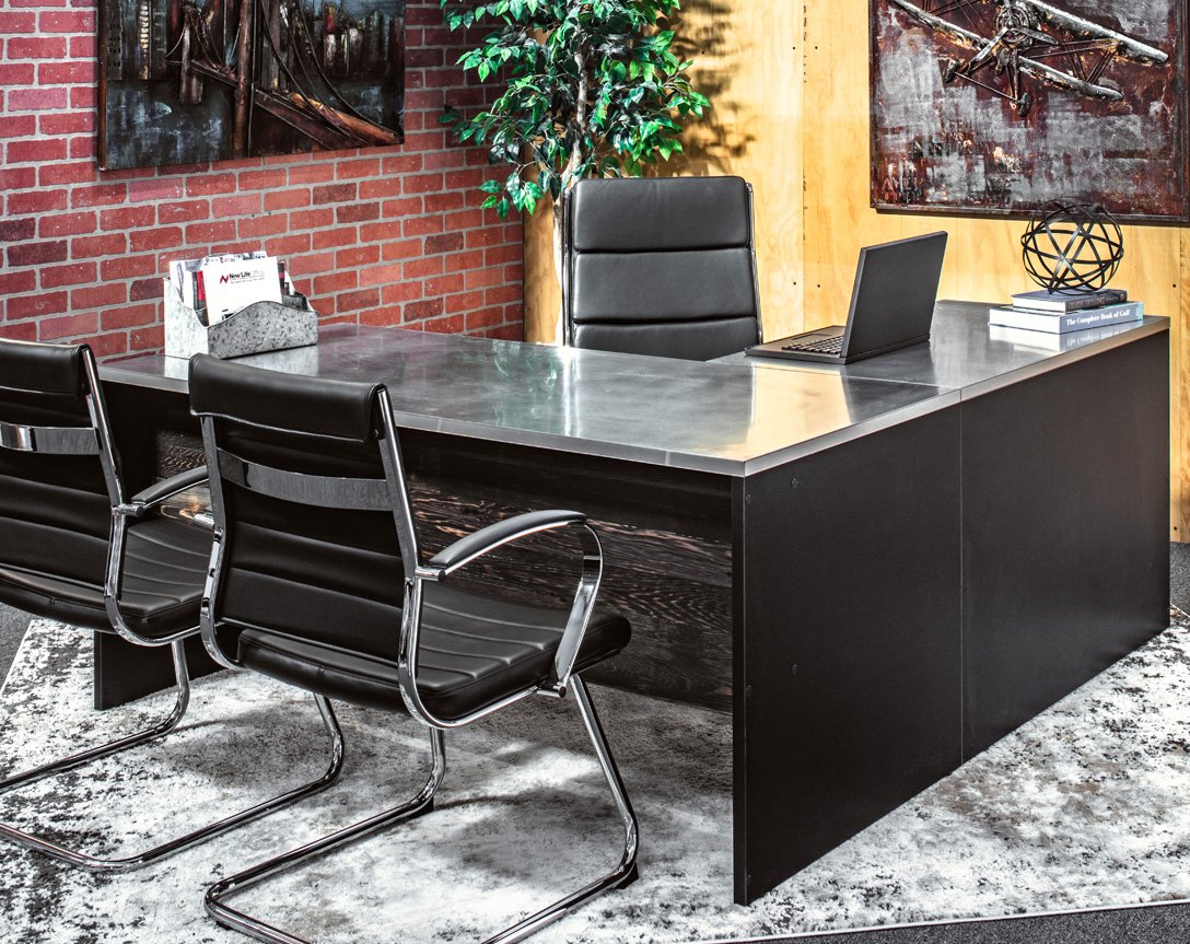 Industrial Themed Office Desks And Tables
