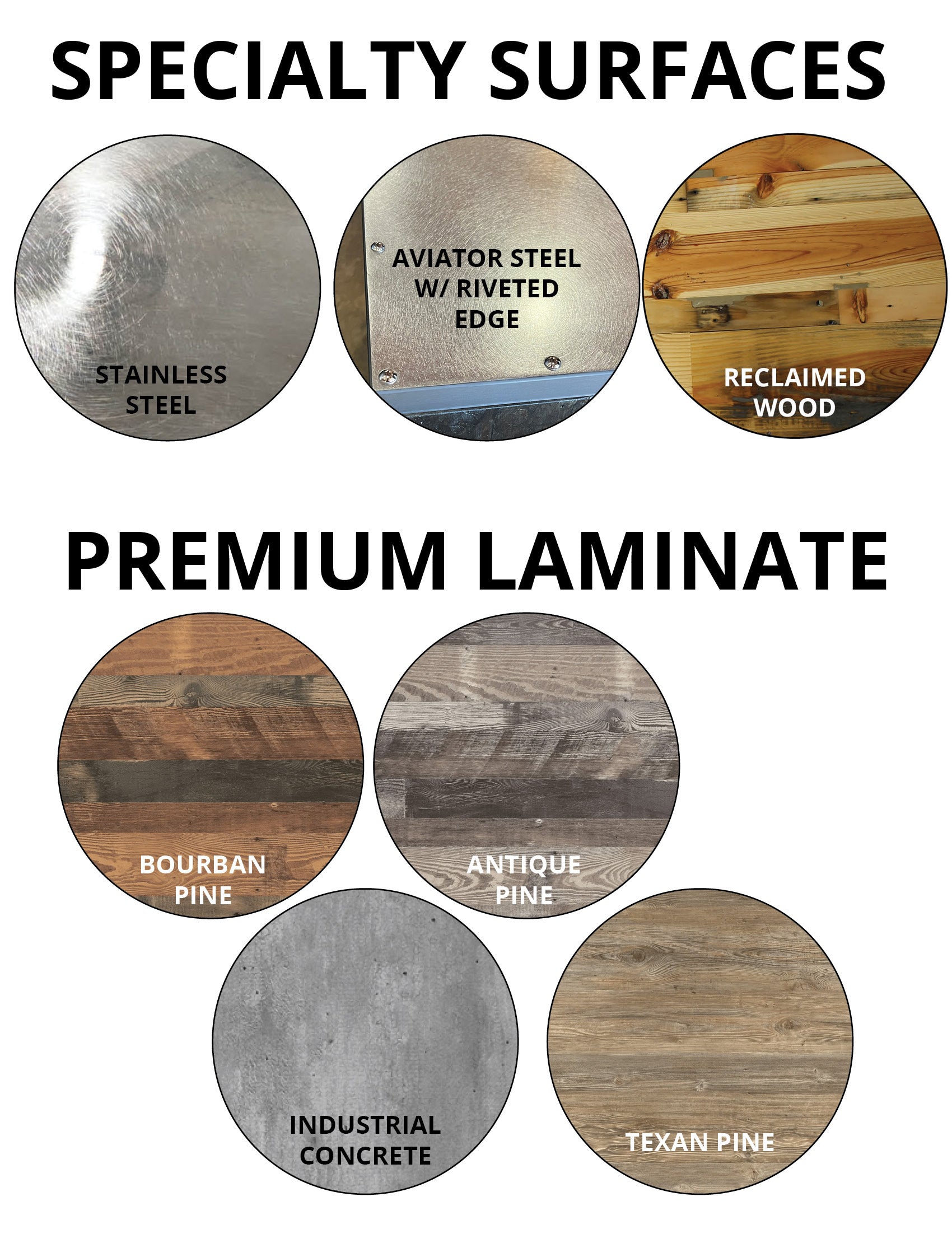 work surface option - Urban 9-5