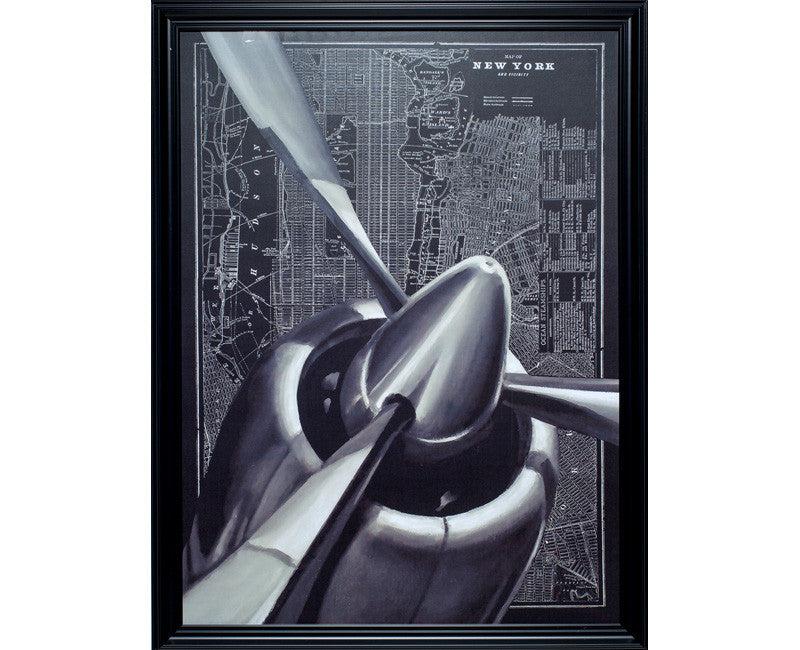 New York Aviator Framed Wall Art