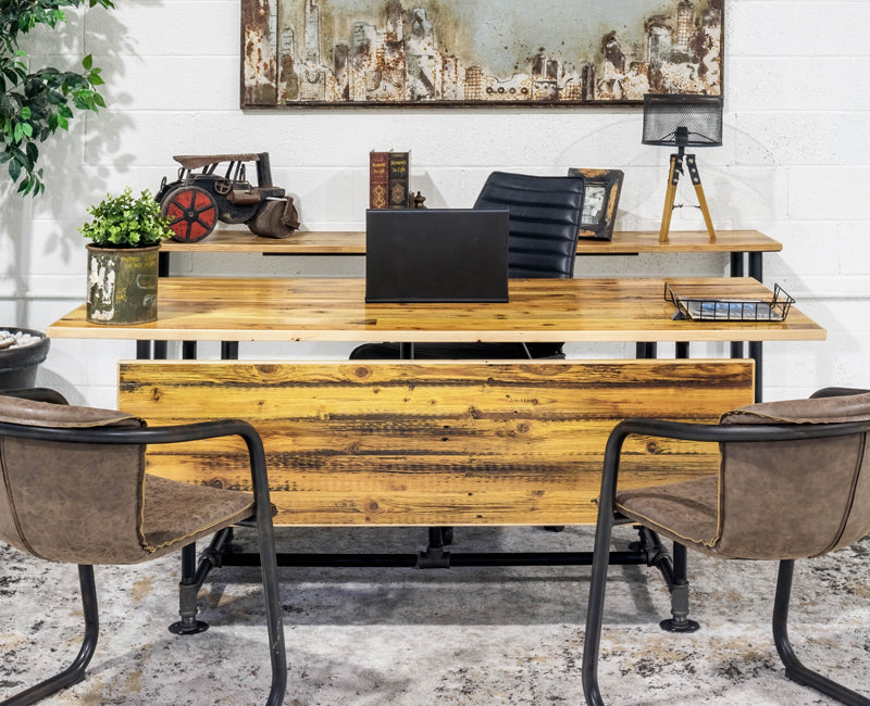 Reclaimed Wood Office Desk