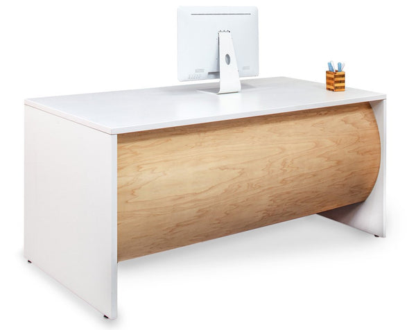 Desks - Barrel Front Desk - Maple