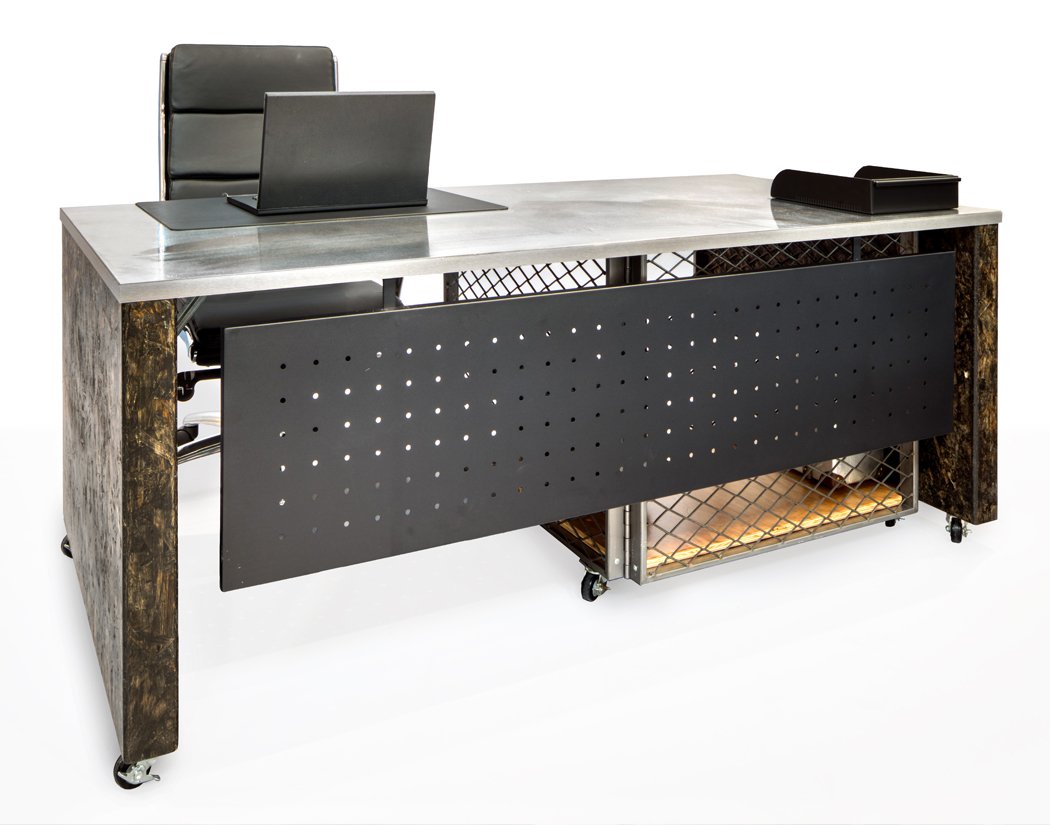 Desk with wheels and drawers discount