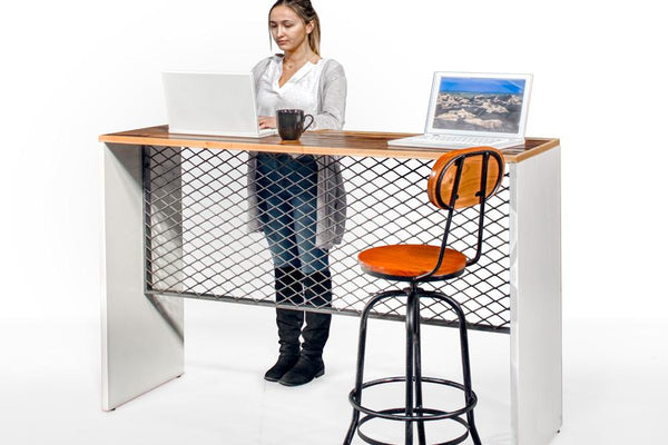 DESKS/TABLES - Counter Height Sit Or Stand Desk