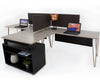 DESKS/TABLES - Industrial Modern Double Workstation