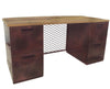 Desks - Urban-Industrial Bow Front Executive Desk