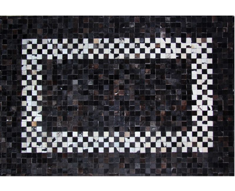 Urban Cowhide Patchwork Rug
