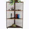 Storage - Industrial Corner Bookcase